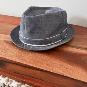 Men's Classic Denim Blue Goorin Bros. Fedora Hat‎ size large